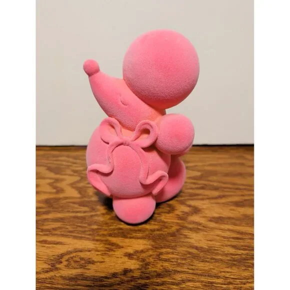 Flocked poodle home decor - Picture 2 of 5